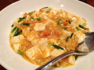 上海蟹と豆腐の煮込み