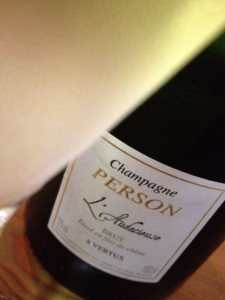 Champagne PERSON L'Audaciouse Brut