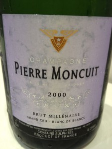 Champagne Pierre Moncuit Blanc de Blancs Grand Cru Brut Millenaise 2000