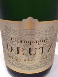 Champagne DEUTZ Demi-Sec 1998