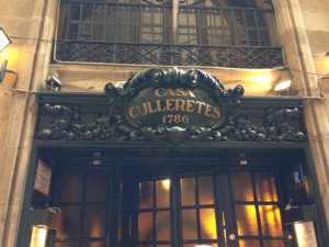 Restaurant Can Culleretes 1786