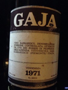 GAJA Barbaresco 1971