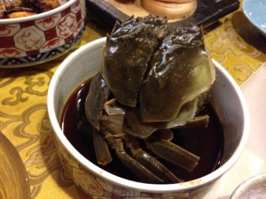 【前菜】上海蟹の紹興酒漬け