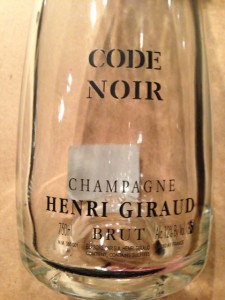 【泡】Champagne Henri Giraud Brut CODE NOIR 