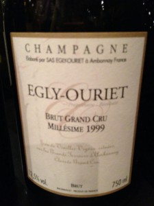 【泡】Champagne Egly-Ouriet Brut Grand Cru Millesime 1999