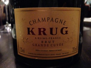 Champagne KRUG Brut Grande Cuvee