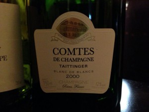 【泡】Taittinger Blanc de Blancs COMTES de Champagne 2000