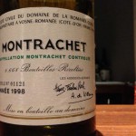 【白】D.R.C. Montrachet 1998