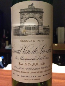 【赤】Grand Vin de Leoville du Marquis de Las Cases 1979