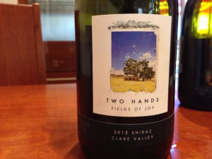 【赤】Two Hands Wines Picture Series 'FIELDS OF JOY' Shiraz Clare Valley 2012