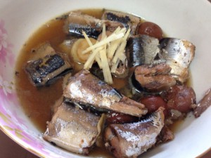 秋刀魚の梅煮
