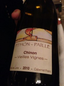 Pithon Paille Chinon V.V. Loire Valley 2010