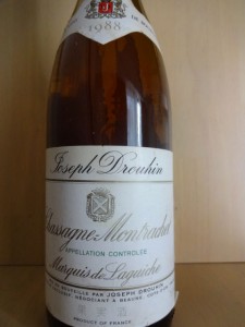 【白】Maison Joseph Drouhin Chassagne Montrachet 1er Cru Marquis de Laguiche 1988