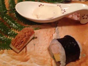 自家製豆腐・ウド・恵方巻き